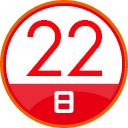 22日